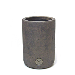Wazon betonowy ceramiczny Brązowy 20cm